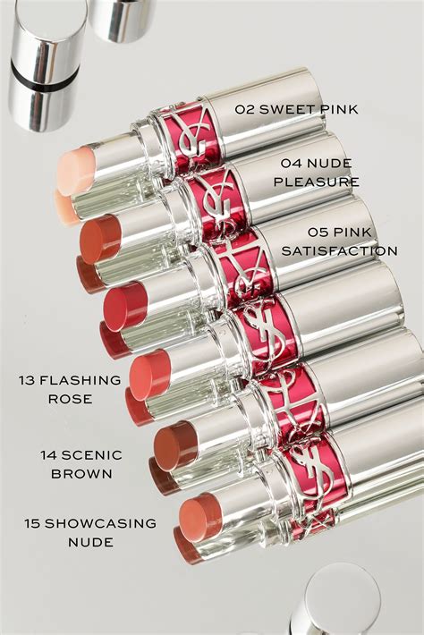 ysl lip kit|ysl lip gloss chart.